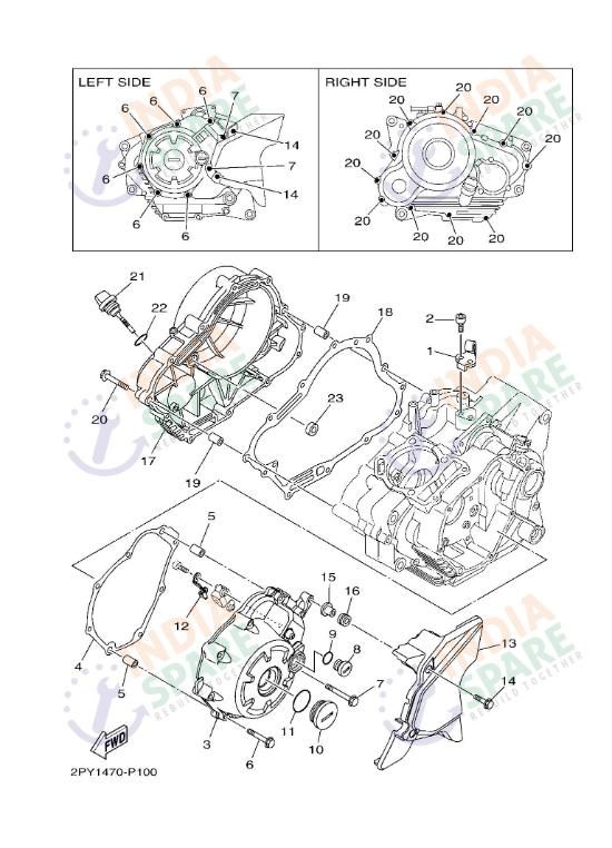 CRANKCASE COVER 1
